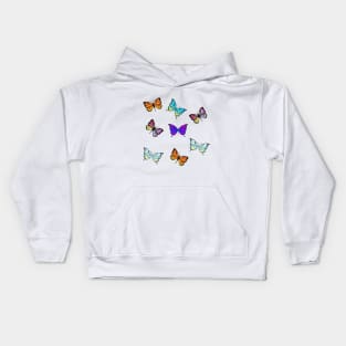 Unique Butterfly Pattern Kids Hoodie